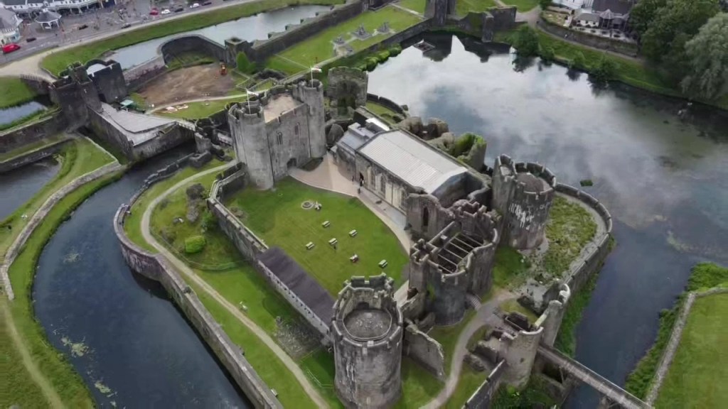 Caerphilly Castle, Wales