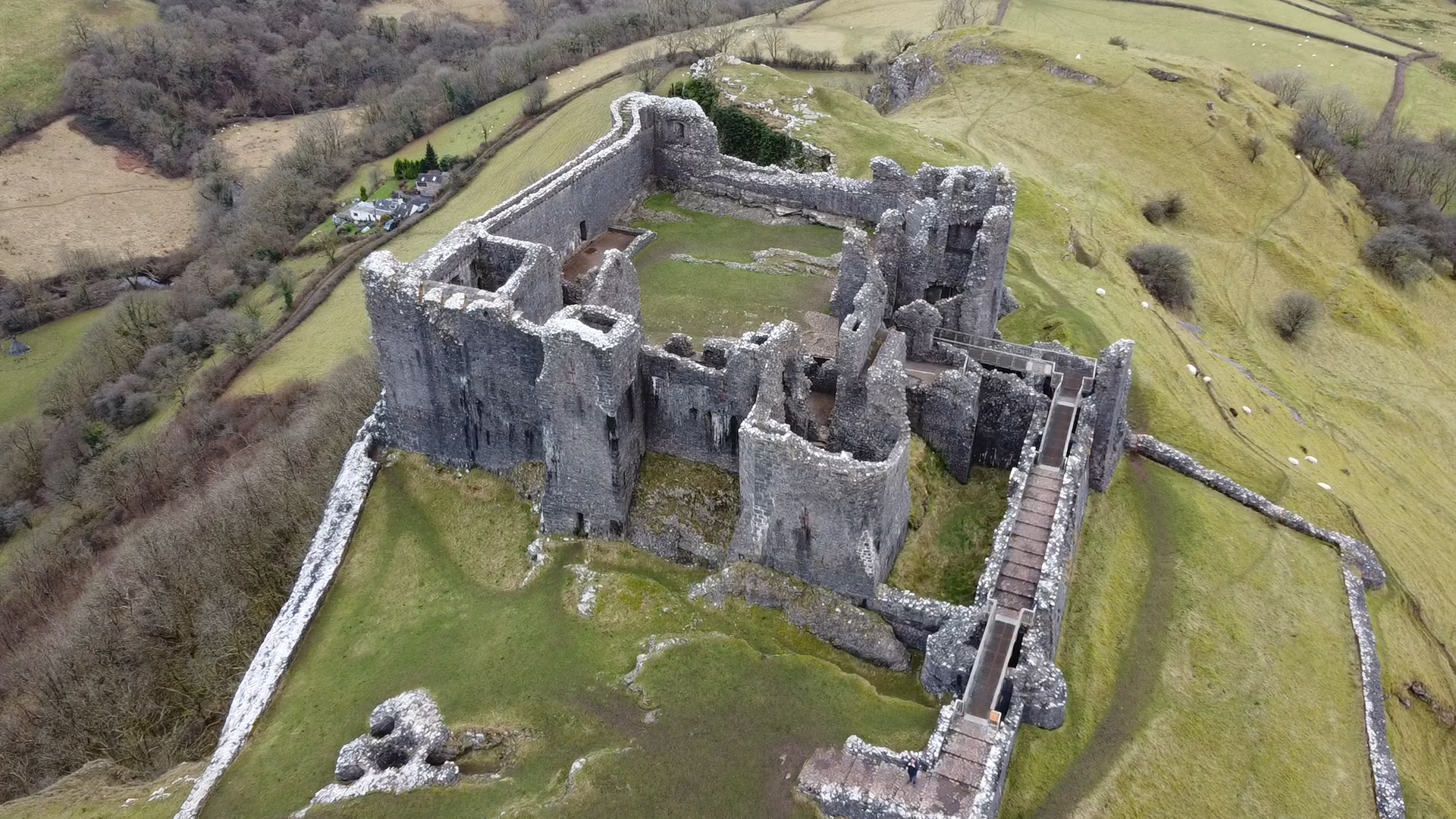Carreg Cennen Castle,&nbsp;Wales