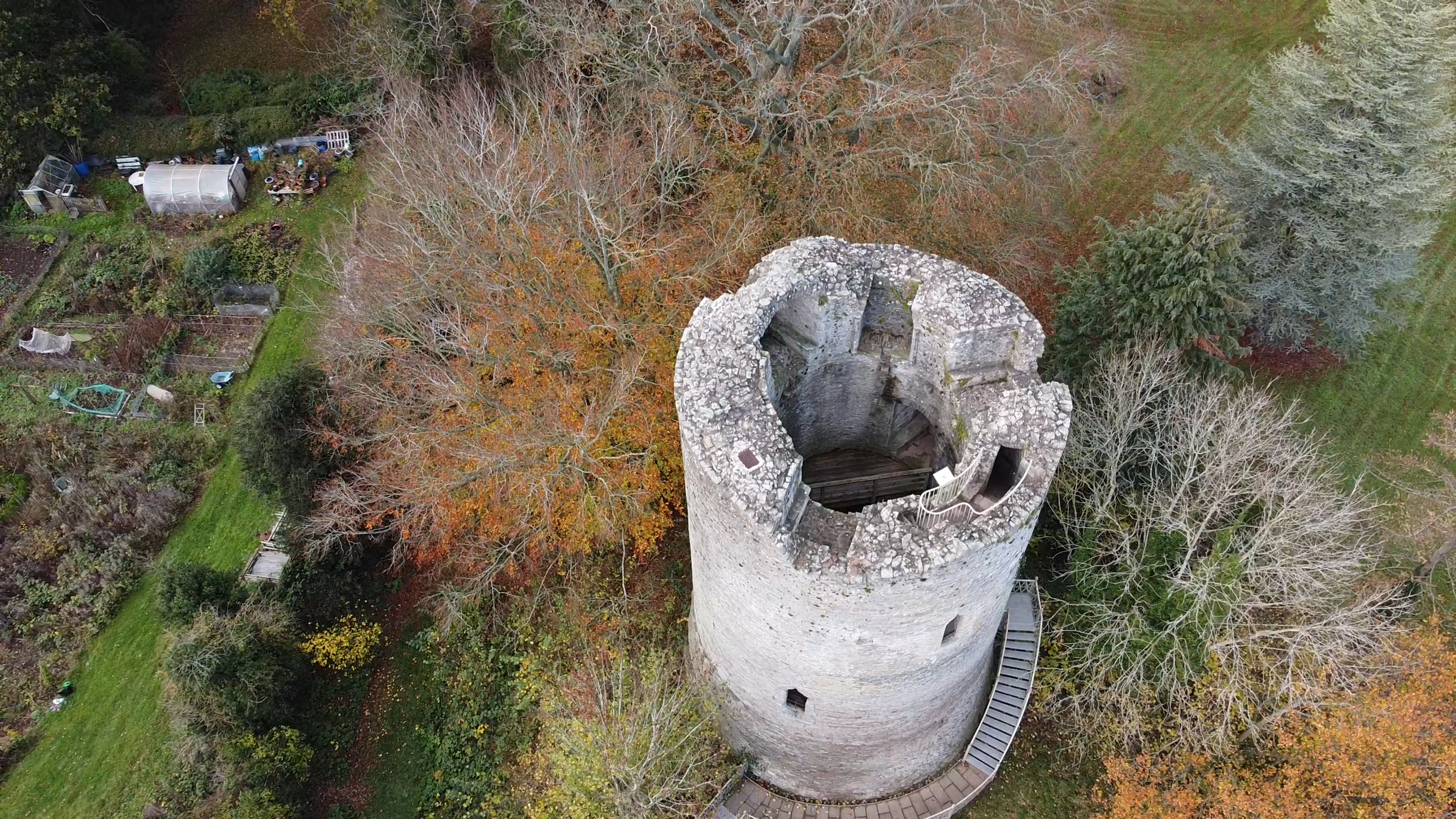 Bronllys Castle, Wales
