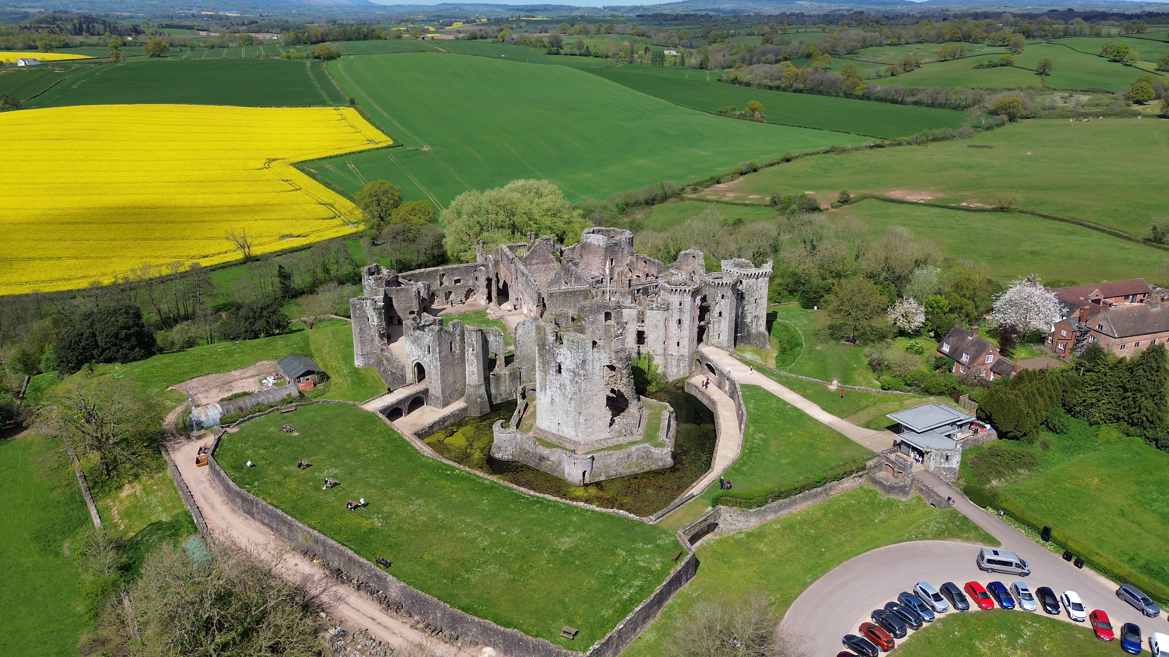 Raglan Castle, Wales